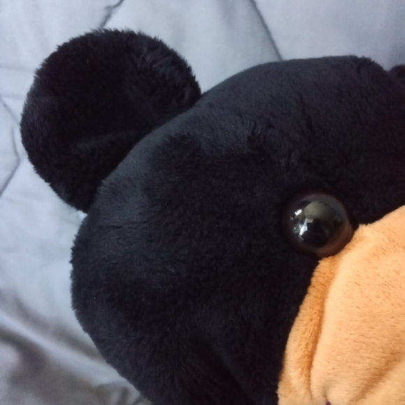Wild Republic Black Bear Plush Hand Puppet 9" Sound Feature Stuffed Animal RARE - Picture 6 of 8